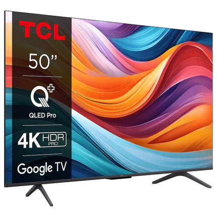 Televizor TCL QLED 50T7B, 126 cm, Smart Google TV, 4K Ultra HD