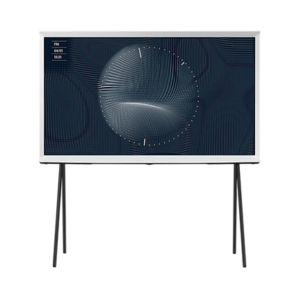 Televizor Samsung QLED The Serif 43LS01BG, Cloud White, 108 cm, Smart, 4K Ultra HD, Clasa G