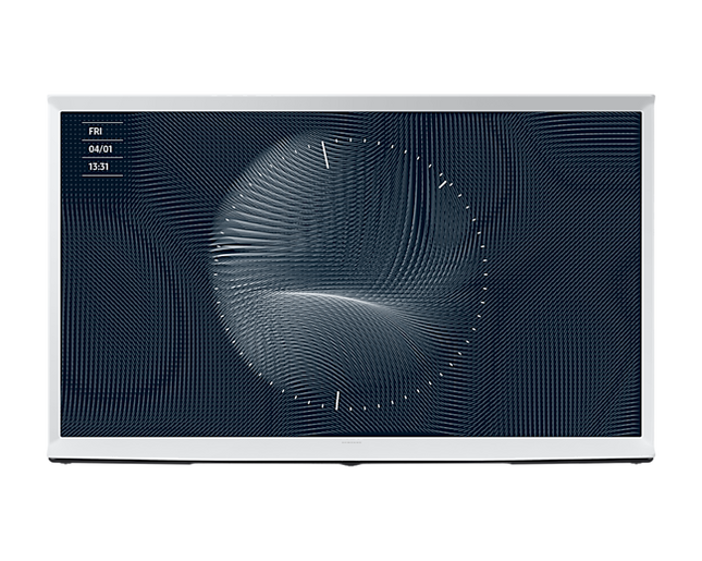 Televizor Samsung QLED The Serif 55LS01BG, Cloud White, 138 cm, Smart, 4K Ultra HD, Clasa G