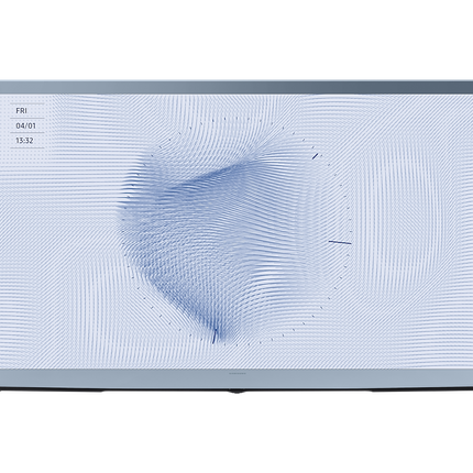 Televizor Samsung QLED The Serif 55LS01BB, Cotton Blue, 138 cm, Smart, 4K Ultra HD, LED, clasa G