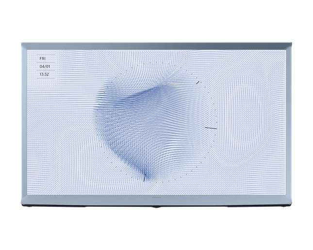 Televizor Samsung QLED The Serif 55LS01BB, Cotton Blue, 138 cm, Smart, 4K Ultra HD, LED, clasa G
