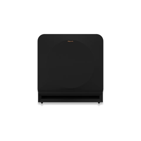 Subwooferul Klipsch RP-1000SW văzut din față, cu grila montată