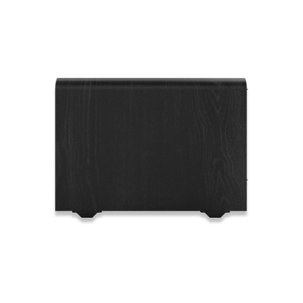 Subwooferul Klipsch RP-1000SW văzut din lateral, cu grila montată
