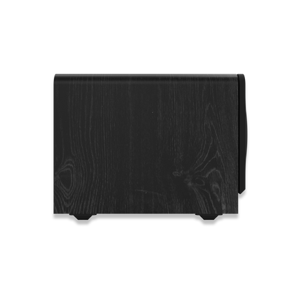 Klipsch RP-1200SW văzut din lateral, cu grila montată