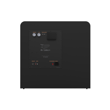 Panoul spate al Klipsch RP-1600SW cu placa de amplificare