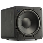 SVS SB-1000 în finisaj Premium Black Ash, fără grilă, cu driverul frontal de 12 inch la vedere