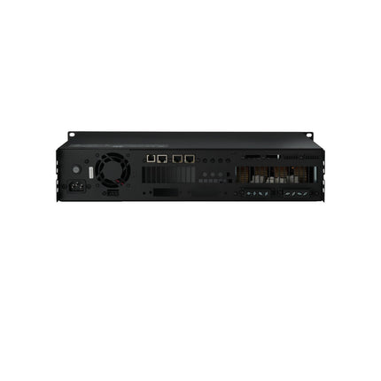 Panoul din spate al amplificatorului JBL Synthesis SDA-4600, cu conectoarele de intrare si iesire