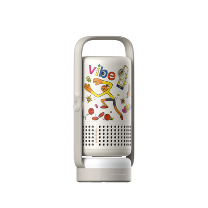 Videoproiector Portabil XGIMI Vibe One, 1080p Full HD, LED, 250 ISO Lumeni, Baterie Încorporată 1,2h, Google TV cu Netflix, JBL 2×3W, Stand 160°, Mod Ambient Light 8 Culori, Design Lanternă