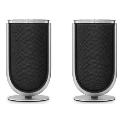 Bang & Olufsen Beolab 8, pereche, Natural Aluminium / Grey Melange, stativ de masă
