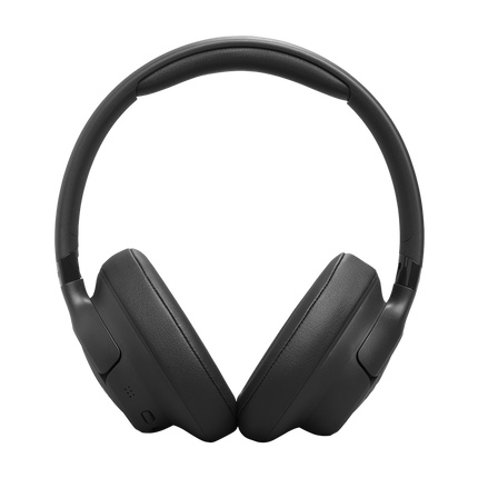 Căști JBL Tune 730BT negre, văzute din față