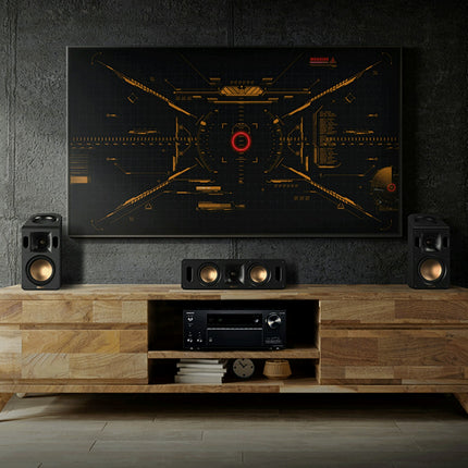 Sistem home cinema complet cu Onkyo TX-NR7100, boxe frontale, centru si subwoofer
