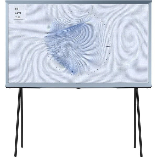 Televizor Samsung QLED The Serif 65LS01BH, Cotton Blue, 163 cm, Smart, 4K Ultra HD, LED, clasa G