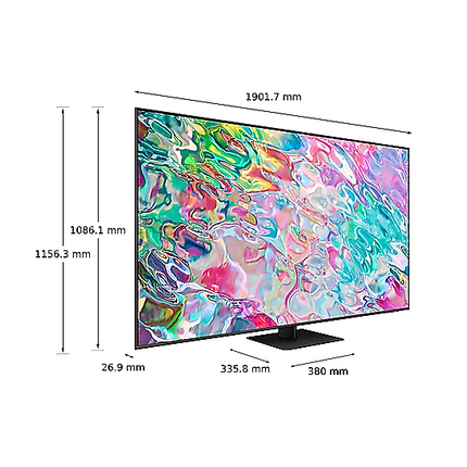 Televizor Samsung QLED QE85Q70BA, 214 cm, Smart, 4K Ultra HD, Clasa F