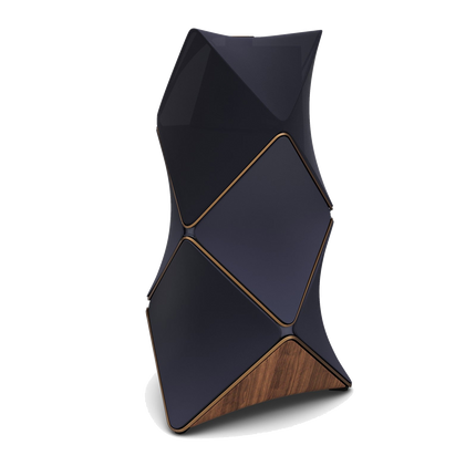Beolab 90 Parisian Night Blue, văzută din lateral stânga