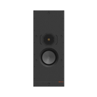 Monitor Audio W1M-E — Cabinet negru mat cu interior portocaliu