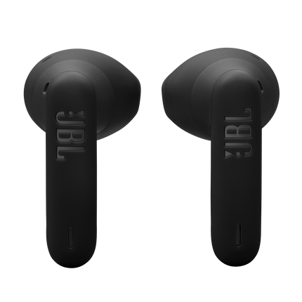 Căști JBL Wave Flex 2 (negru): perechea de căști văzută din față