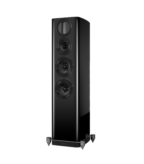Wharfedale Aura 3 — finisaj Black, fundal transparent
