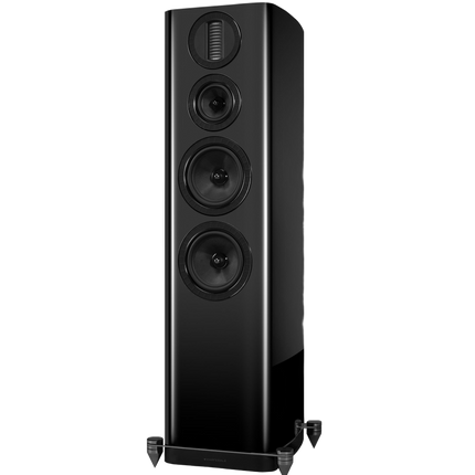 Wharfedale Aura 4 — finisaj Black, fundal transparent
