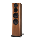 Wharfedale Aura 4 — finisaj Walnut, fundal transparent