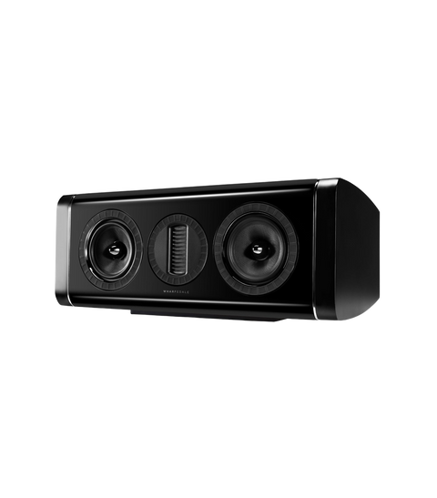 Wharfedale Aura C — finisaj Black, fundal transparent
