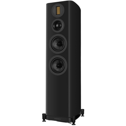 Wharfedale EVO 5.4 — finisaj Black, fundal transparent