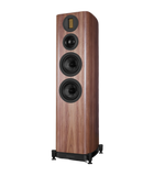 Wharfedale EVO 5.4 — finisaj Walnut, fundal transparent