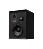 Wharfedale Super Denton — finisaj Black Oak, fundal transparent