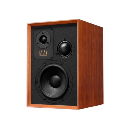 Wharfedale Super Denton — finisaj Mahogany, fundal transparent