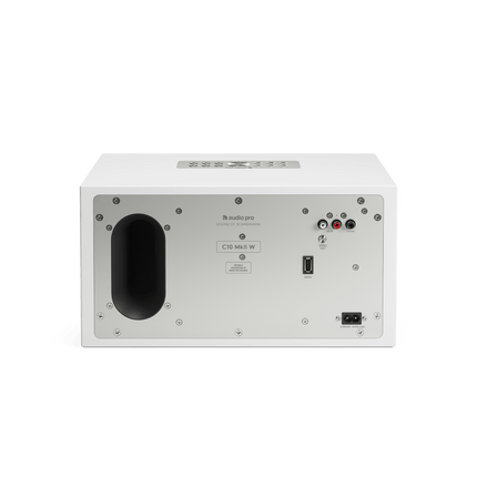 Audio Pro C10 MkII W, finisaj White, panoul din spate