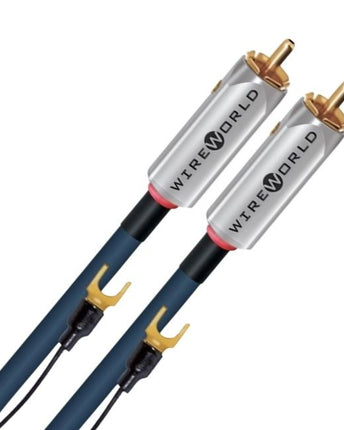 Wireworld Luna 10 Interconect, 2 RCA - 2 RCA, cu fir de împământare