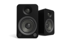 Perechea Kanto Audio YU4 în negru mat, văzută din față