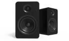 Perechea Kanto Audio YUP6 neagră, văzută din față