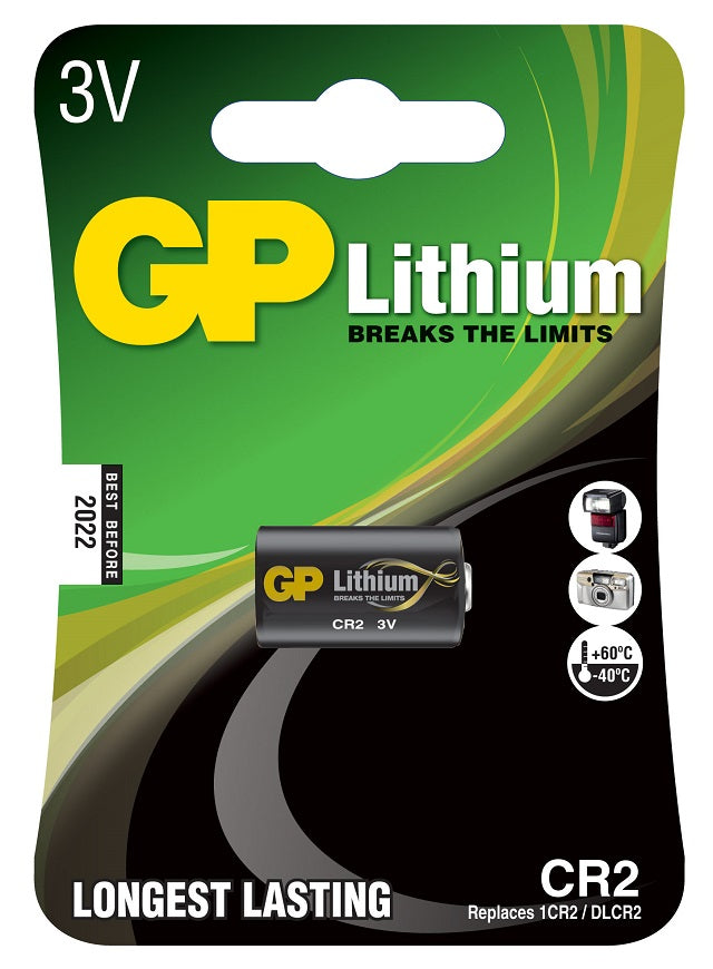 Baterii litiu GP Lithium CR2, 3V, blister 1 buc