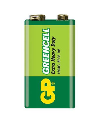 Baterii GP GREENCELL 9V (6F22), blister 1pcs