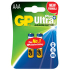 Baterii GP Ultra Plus Alkaline AAA (LR03), blister 2pcs