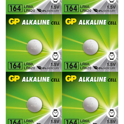 Baterii GP Alkaline  CELL 164, LR60, AG1, 1.5V, blister 10 buc