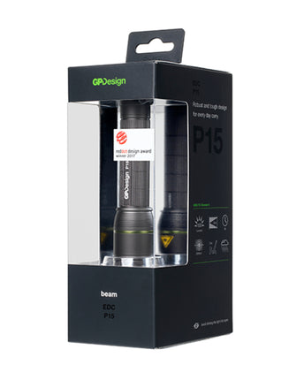Lanterna GP GPDesign P15 Every Day Carry, 150 lm, 1xAA
