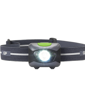 Frontala GP XPLOR PH14, Lumina alba si rosie, 200lm, 3xAAA