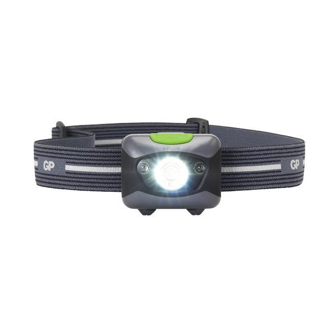 Frontala GP XPLOR PH14, Lumina alba si rosie, 200lm, 3xAAA