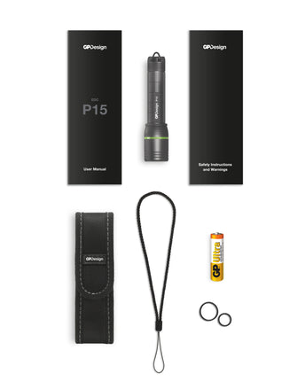 Lanterna GP GPDesign P15 Every Day Carry, 150 lm, 1xAA