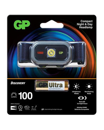 Frontala GP Discovery CH33, 100 lm, 1xAA