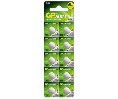 Baterii alcaline GP Alkaline CELL 189, LR54, LR1130, V10GA, AG10, 1.5V, blister 10pcs