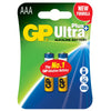 Baterii GP Ultra Plus Alkaline AAA (LR03), blister 2pcs resigilat