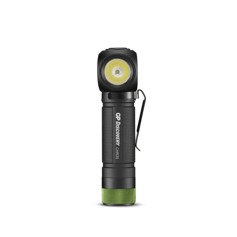 Frontala reincarcabila GP Discovery CHR35, 600lm, 1x18650 Lithium Ion 2600mAh