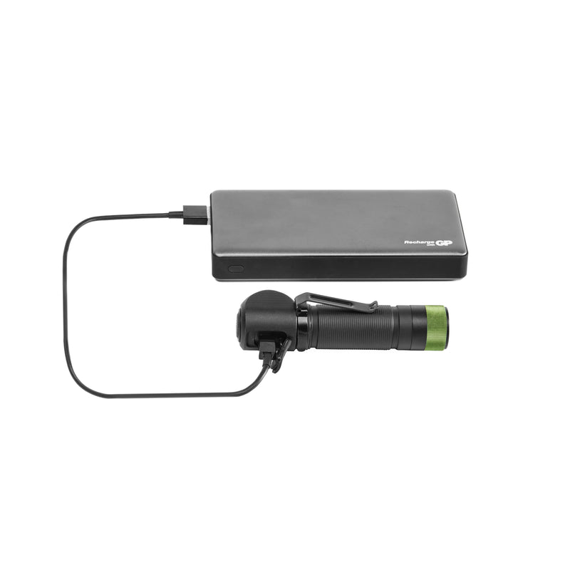 Frontala reincarcabila GP Discovery CHR35, 600lm, 1x18650 Lithium Ion 2600mAh