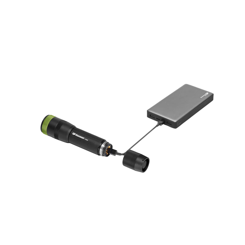 Lanterna reincarcabila GP Discovery CR42, 1000 lm, 1x18650 Lithium ion 2600mAh