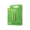 Baterii reincarcabile GP ReCyko AAA 950mAh (R03), ambalaj reciclabil 2pcs