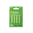 Baterii reincarcabile GP ReCyko AA 2450mAh (R6), ambalaj reciclabil 4pcs