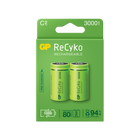 Baterii reincarcabile GP ReCyko D 5700mAh (R20),  1.2V, ambalaj reciclabil 2pcs