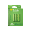 Baterii reincarcabile GP ReCyko AAA 650mAh (R03), ambalaj reciclabil 4pcs